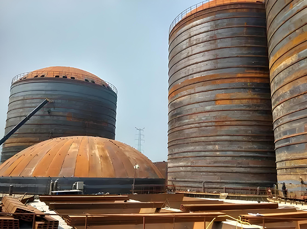 新县焦粉钢板仓